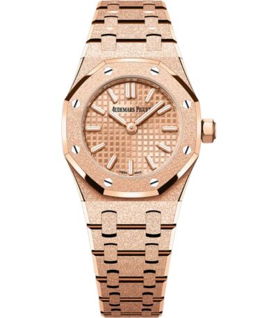 audemars piguet royal oak mini frosted gold quartz 67630or.gg.1312or.01