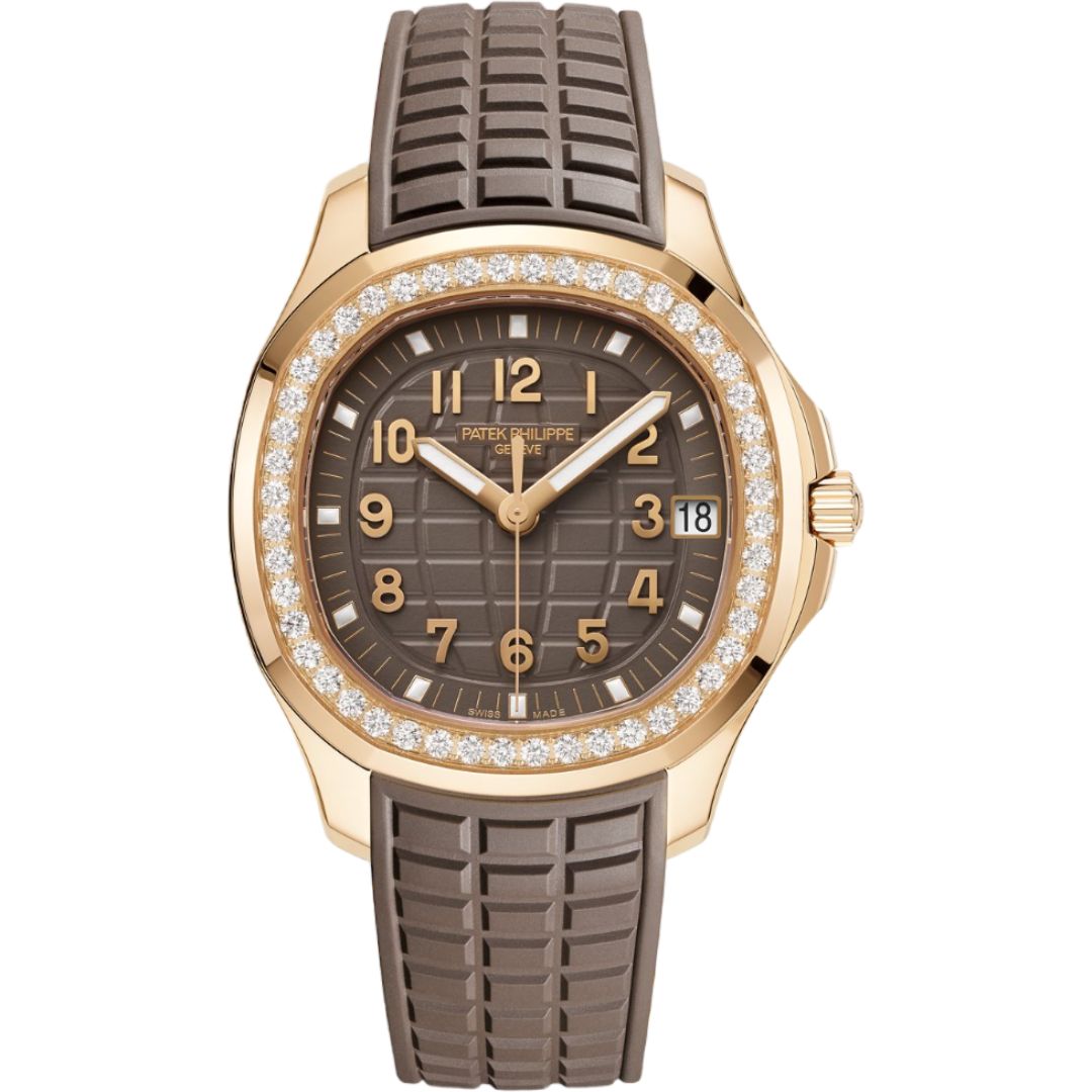 Patek Philippe Aquanaut Luce 38.8mm 5268/200R-010 Rose Gold Taupe Dial