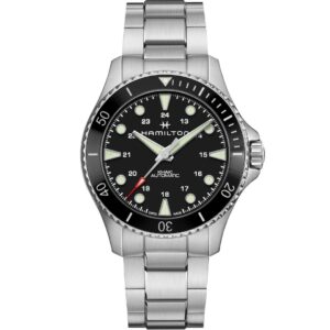 Hamilton Khaki Navy Scuba Auto H82515130 Stainless Steel Black Dial