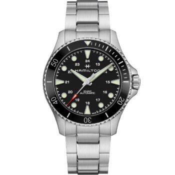 Hamilton Khaki Navy Scuba Auto H82515130 Stainless Steel Black Dial