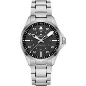 Hamilton Khaki Aviation Pilot Auto 39mm H76305130 Stainless Steel Black Dial