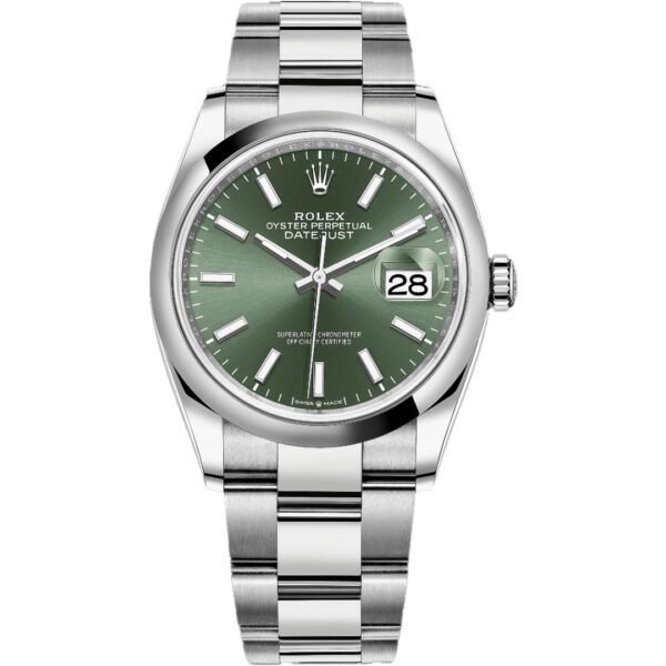Rolex Datejust 36 126200-0024 Stainless Steel Green Dial