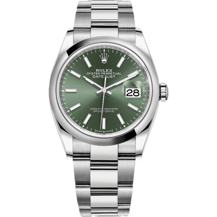 Rolex Datejust 36 126200-0024 Stainless Steel Green Dial