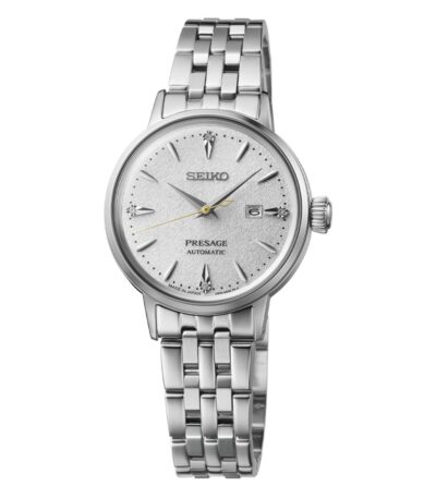 Seiko Presage Cocktail Time Hot Buttered Rum SRE017J1 Stainless Steel White Dial