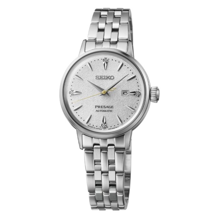 Seiko Presage Cocktail Time Hot Buttered Rum SRE017J1 Stainless Steel White Dial
