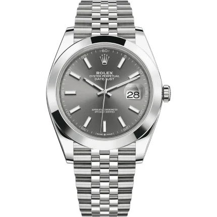 Rolex Datejust 41 126300 Stainless Steel Slate Dial Jubilee