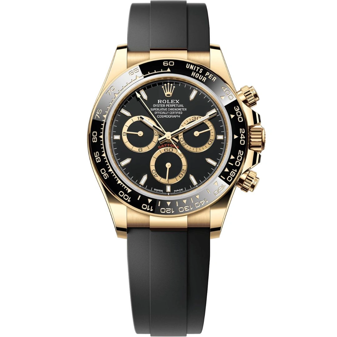 126518ln-0008_1 Rolex Daytona 126518LN Yellow Gold Black Dial