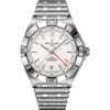 Breitling Chronomat Automatic GMT 40 A32398101A1A1 in steel with white dial