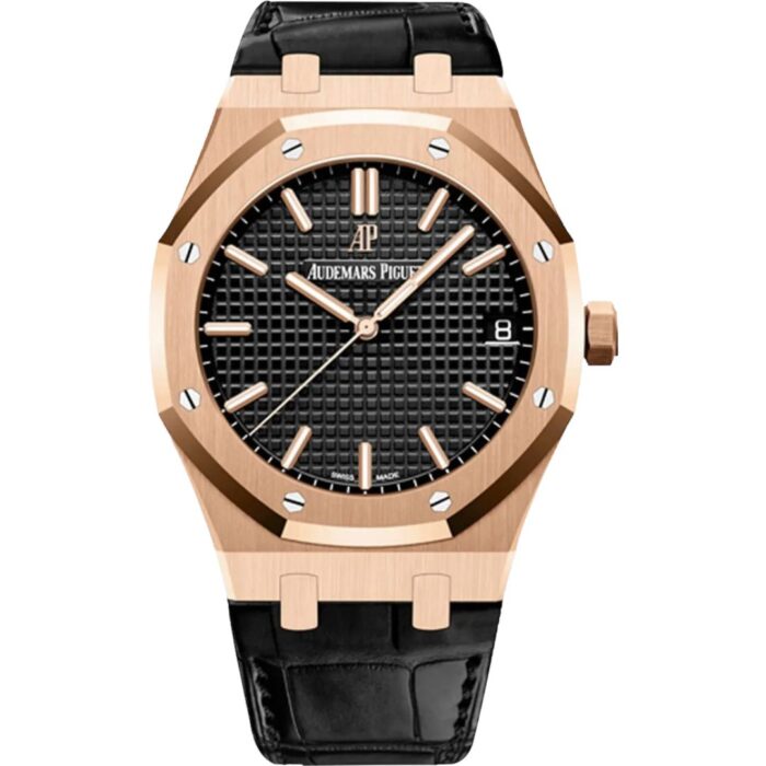audemars-piguet-royal-oak-15510or-oo-d002cr-02_1 - buysellsourcewatches Audemars Piguet Royal Oak 15510OR.OO.D002CR.02 in rose gold with black dial
