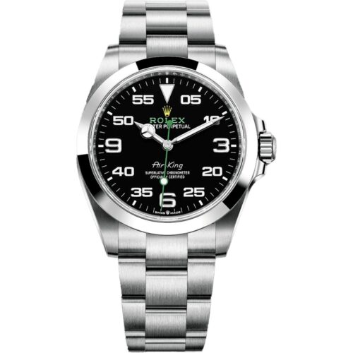 rolex-air-king-126900-black-oyster_front - buysellsourcewatches Rolex Air-King 126900 Black Oyster