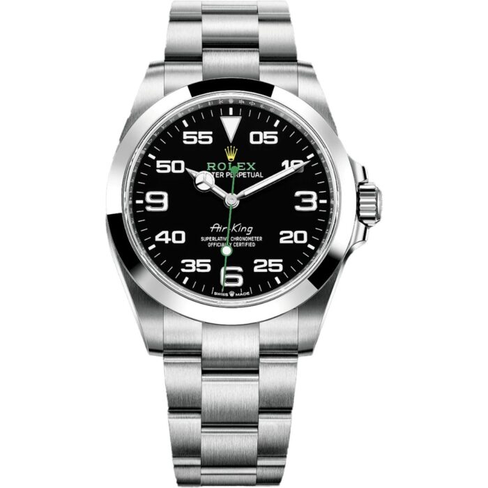 rolex-air-king-126900-black-oyster_front - buysellsourcewatches Rolex Air-King 126900 Black Oyster