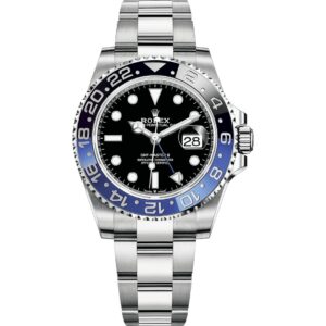 Rolex GMT-Master II 126710BLNR Batman Oyster Front View