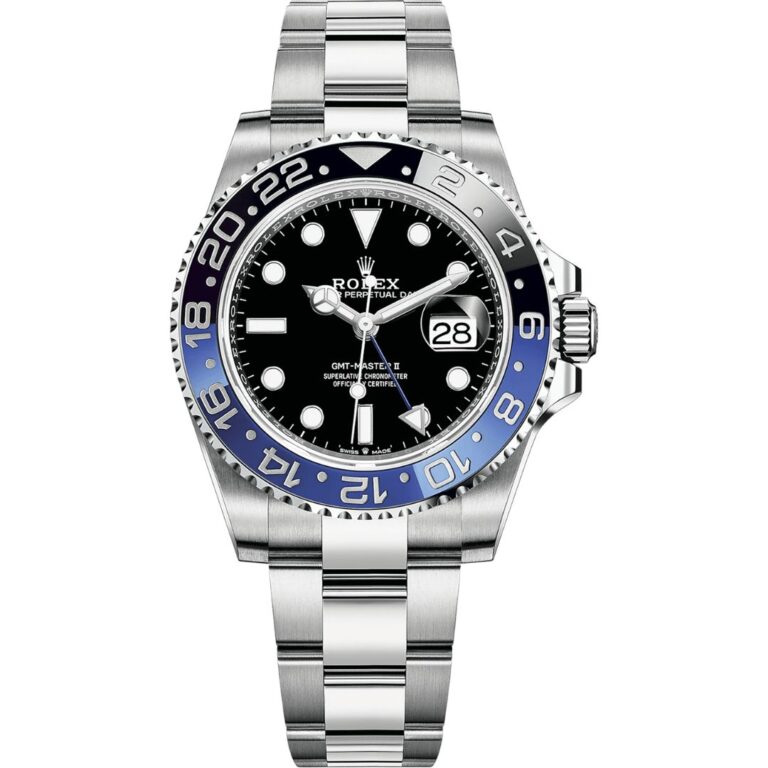 Rolex GMT-Master II 126710BLNR Batman Oyster Front View