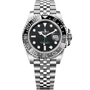 Rolex GMT-Master II 126710GRNR Bruce Wayne Jubilee Front View