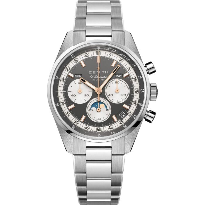 Zenith Chronomaster Original 03.3400.3610/39.M3200 in steel with grey dial