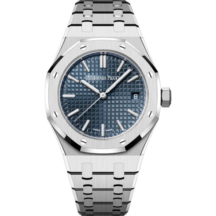 15550st-oo-1356st-06 - buysellsourcewatches Audemars Piguet Royal Oak 15550ST.OO.1356ST.06 in stainless steel with blue dial