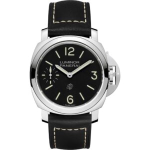 Panerai Luminor Logo PAM01084 in steel with black dial