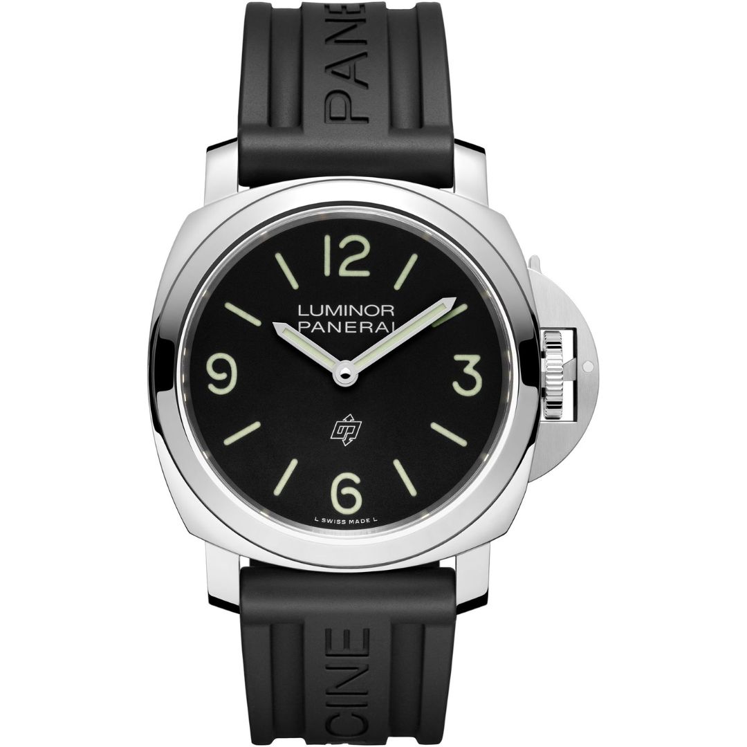 pam01086-main - buysellsourcewatches Panerai Luminor Base Logo PAM01086 in steel with black dial