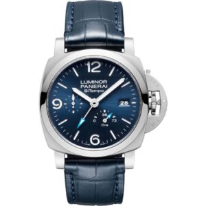 Panerai Luminor BiTempo PAM01361 in steel with blue dial