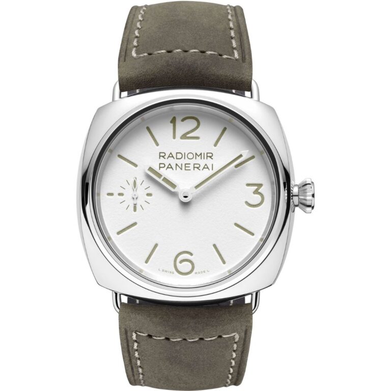 Panerai Radiomir Officine PAM01384 in steel with white dial