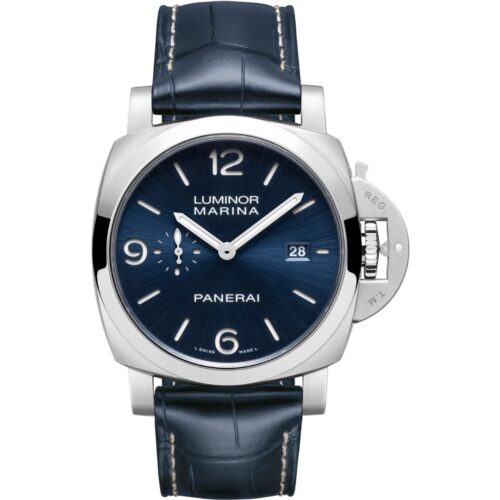 Panerai Luminor Marina PAM03313 in steel with blue dial