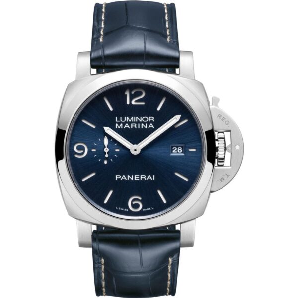 Panerai Luminor Marina PAM03313 in steel with blue dial