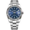 Rolex Datejust 41 126334 in steel oyster bracelet with blue dial