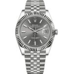 Rolex Datejust 41 126334 in steel jubilee bracelet with slate dial