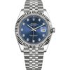 Rolex Datejust 41 126334 in steel jubilee bracelet with blue diamond dial