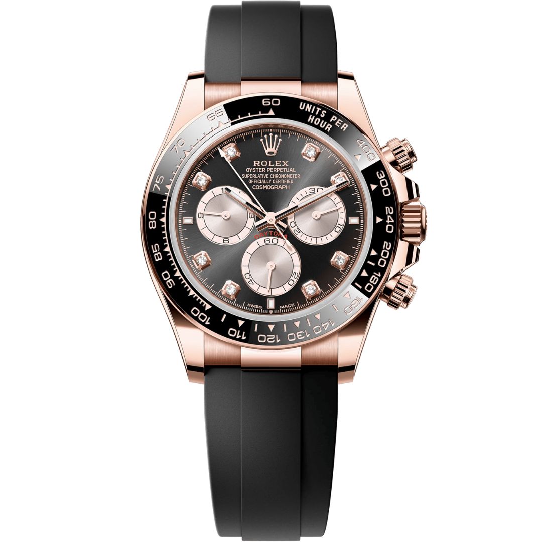 Rolex Daytona 126515LN Rose Gold Black Diamond Dial