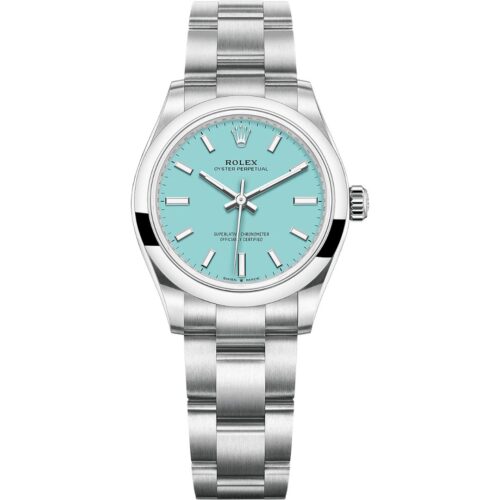 Rolex Oyster Perpetual 31 277200 Turquoise front view