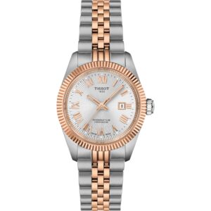 Tissot Ballade Powermatic 48 COSC 30mm T1562082203300 in stainless steel with silver dial