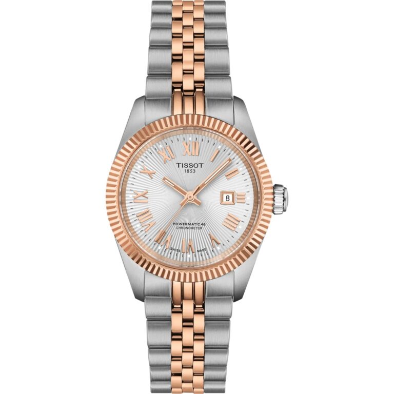 Tissot Ballade Powermatic 48 COSC 30mm T1562082203300 in stainless steel with silver dial