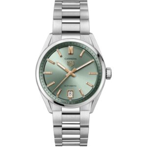 Tag Heuer Carrera Date WBN2312.BA0001 in steel with green dial
