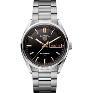 Tag Heuer Carrera Day-Date WDA2111.BA0043 in steel with black dial