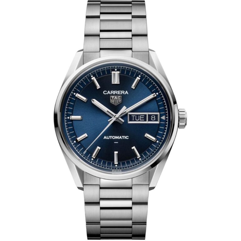 Tag Heuer Carrera Day-Date WDA2112.BA0043 in steel with blue dial