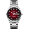 Tag Heuer Carrera Day-Date WDA2113.BA0043 in steel with red dial