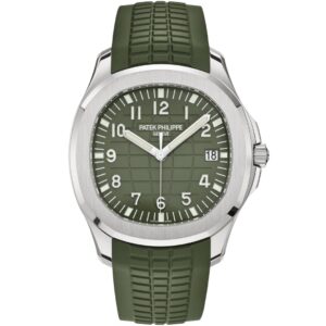 Patek Philippe Aquanaut 5168G-010 White Gold Green Dial