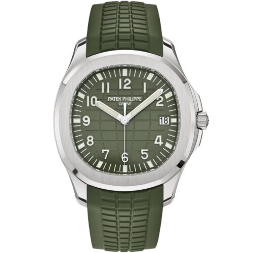 Patek Philippe Aquanaut 5168G-010 White Gold Green Dial