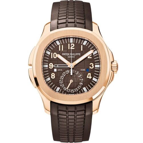 Patek Philippe Aquanaut Travel Time 5164R-001 Rose Gold Brown Dial