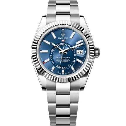 Rolex Sky-Dweller 336934-0005 with blue dial and stainless steel bracelet