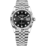 Rolex Datejust 36 126234 Stainless Steel Black Diamond Jubilee