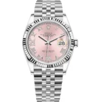 Rolex Datejust 36 126234 Stainless Steel Pink Dial Jubilee