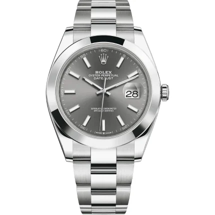 Rolex Datejust 41 126300 Stainless Steel Slate Dial Oyster