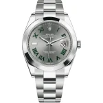 Rolex Datejust 41 "Wimbledon" Stainless Steel Slate Dial Oyster (New)