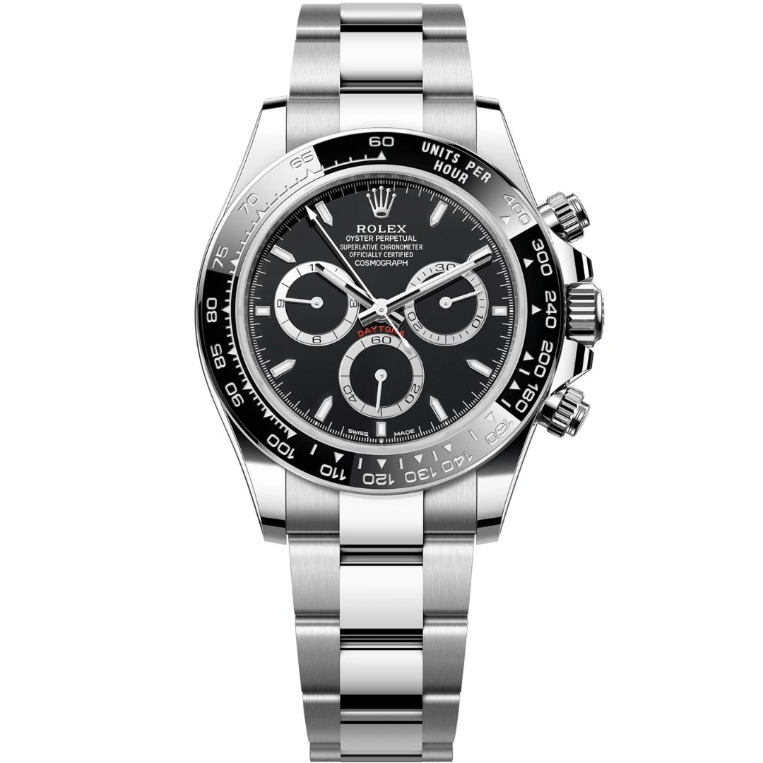 126500ln-0002_1 Rolex Daytona 126500LN Stainless Steel Black Dial