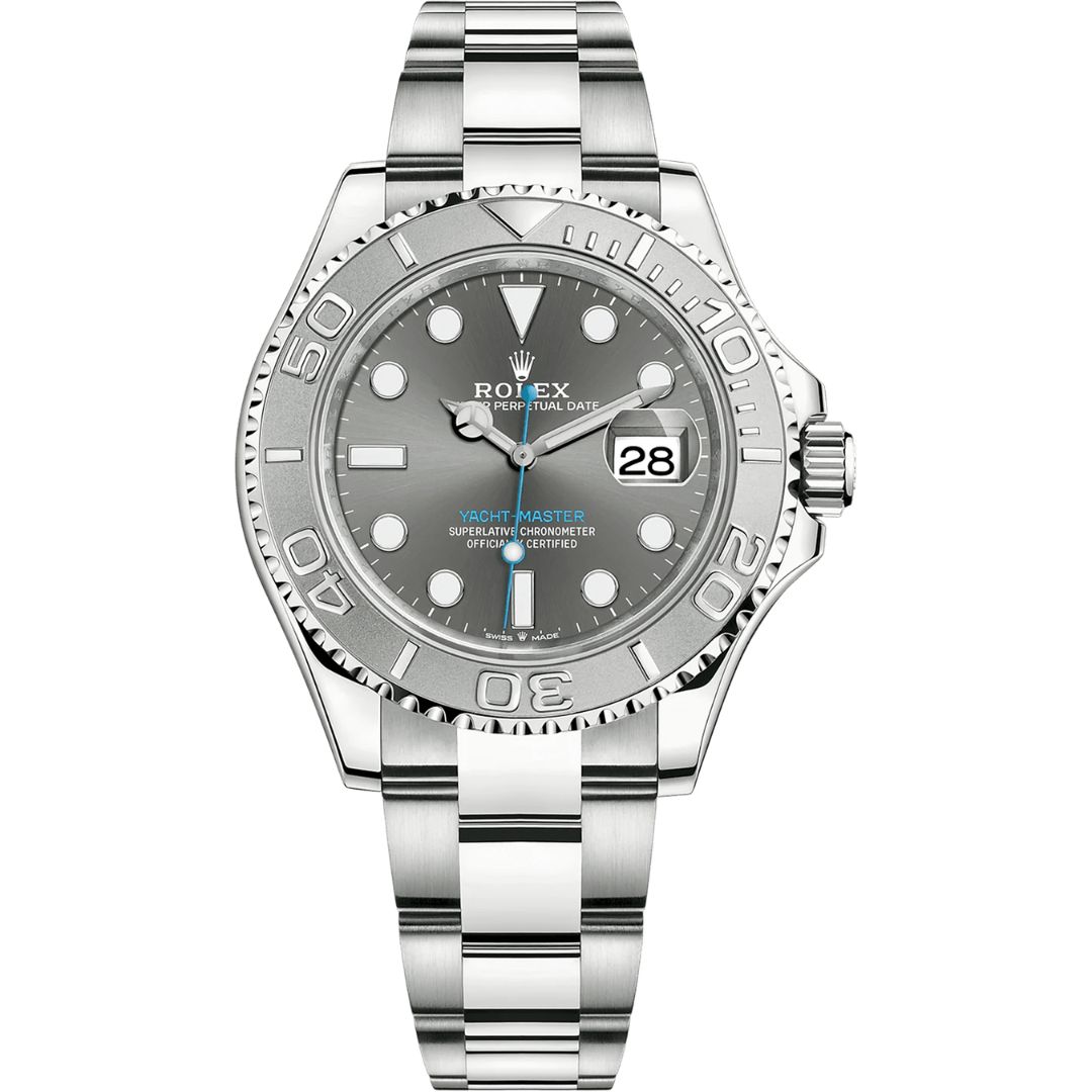 126622-0001_main Rolex Yacht-Master 40mm 126622-0001 Stainless Steel Rhodium Dial - Image 1