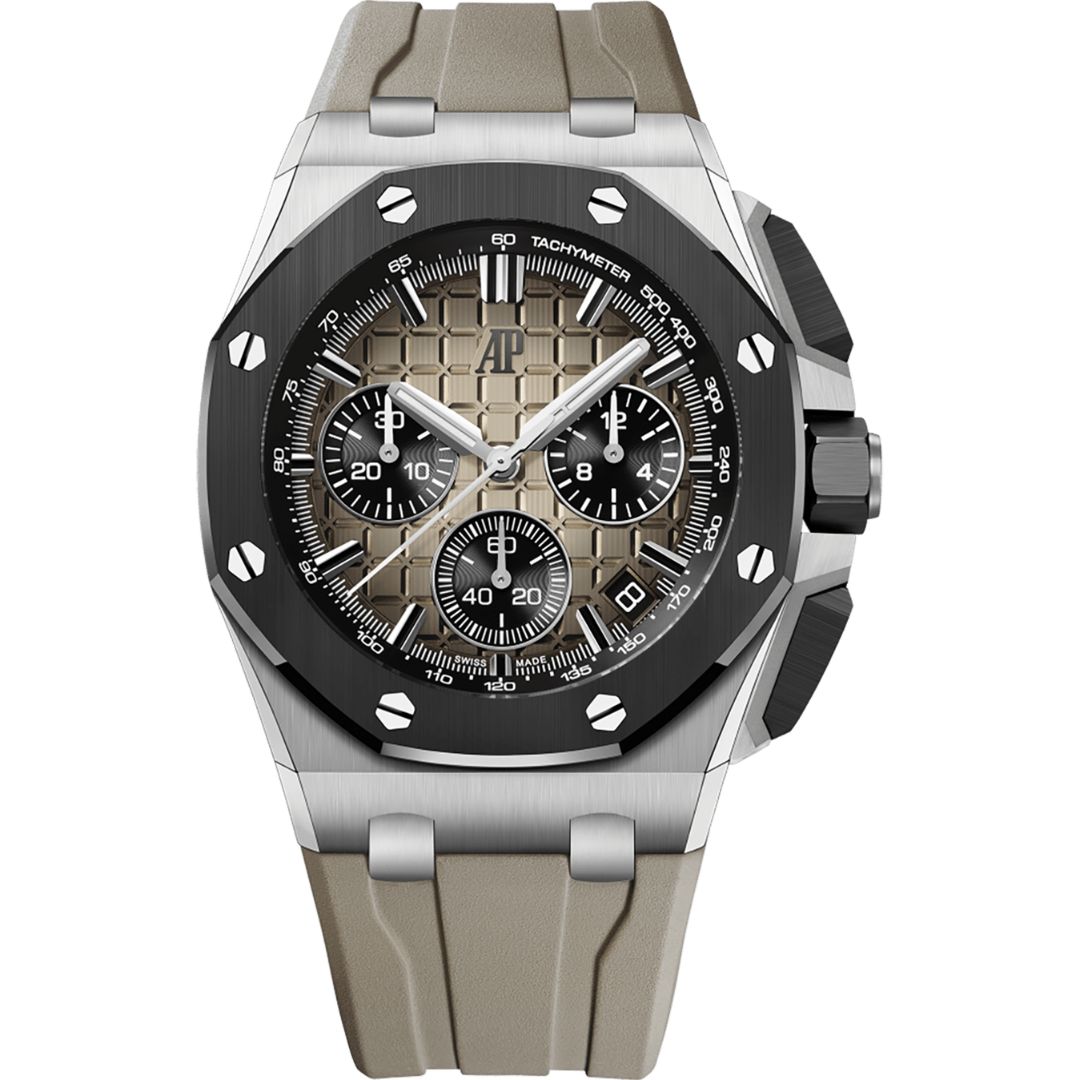 26420so-oo-a600ca-01_main Audemars Piguet Royal Oak Offshore 26420SO.OO.A600CA.01 Stainless Steel Brown Dial - Image 1