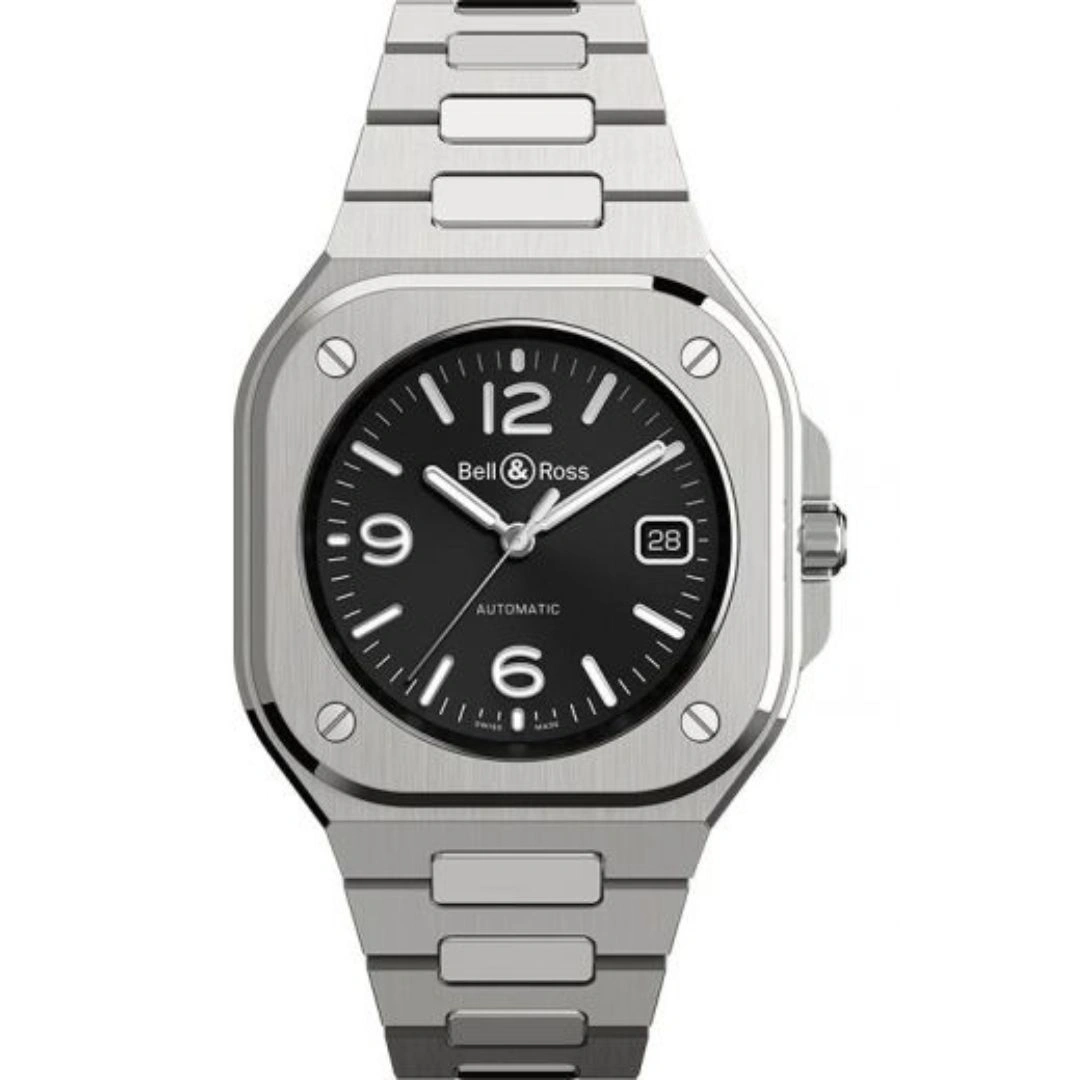 br05a-bl-st-sst_1 Bell & Ross BR 05 Black Steel BR05A-BL-ST/SST