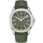 Patek Philippe Aquanaut 5168G-010 White Gold Khaki Green Dial